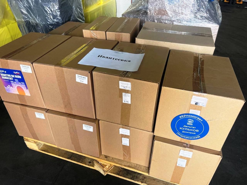 Депутат из округа Пушкинский Дмитрий Кульков организовал очередную гуманитарную отправку для военных в зону СВО