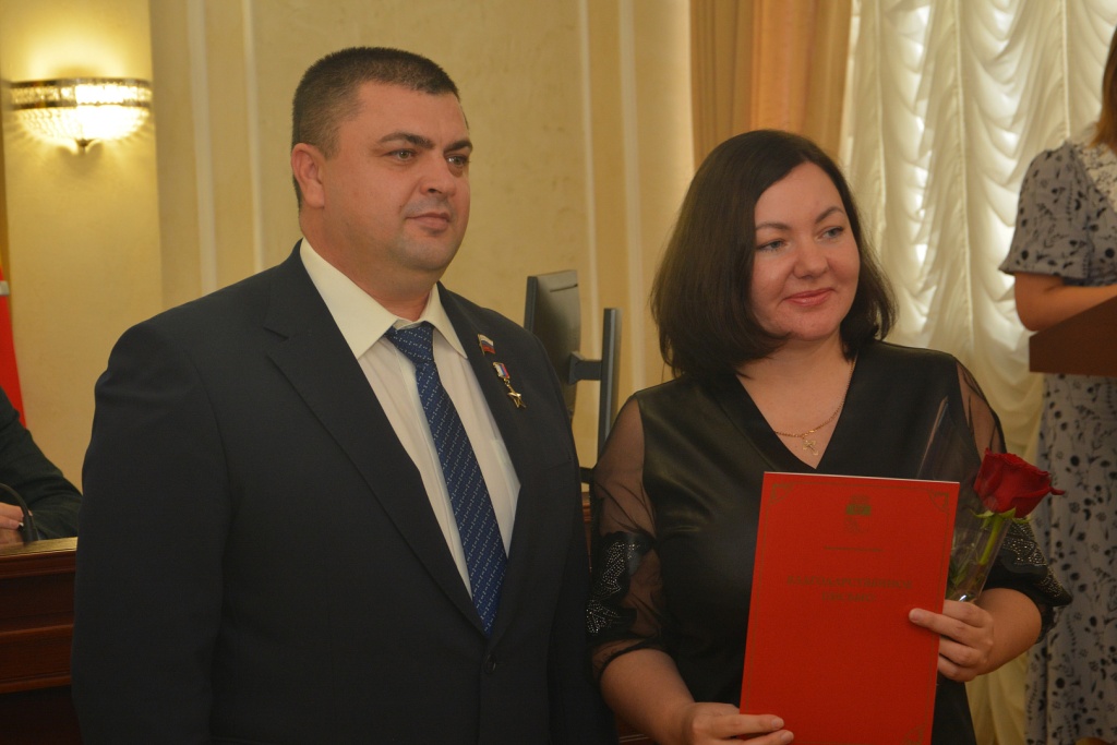 Андрей Дьяченко и Сергей Петрин вручили награды лучшим дорожникам Воронежа